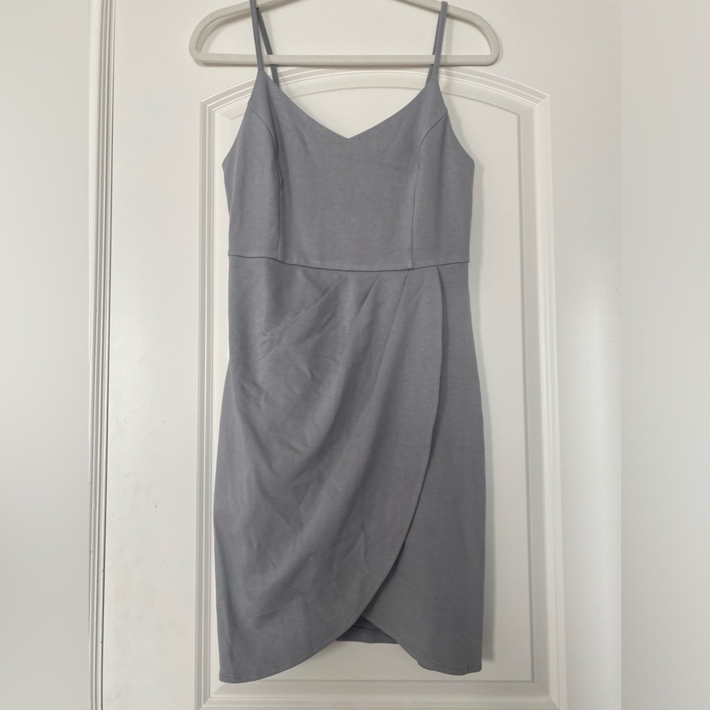 Zalalus Wrap Strapless Dress M Medium
